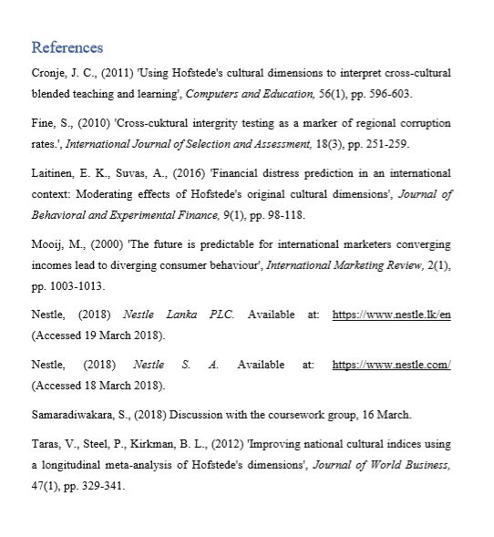 how to write reference in the report